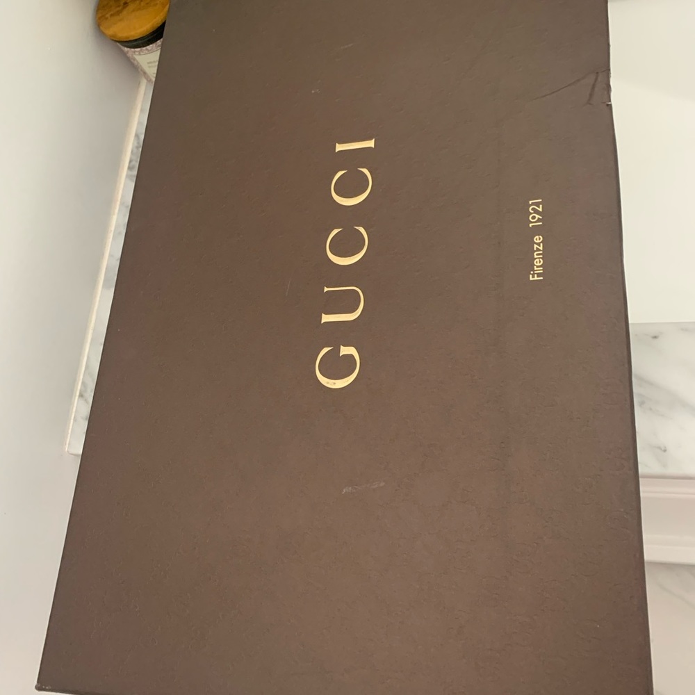 Brown Suede GG monogram Boots - Picture 5 of 15